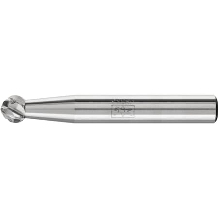 Pferd Carbide Bur - Ball Shape, STEEL Cut - 1/4" x 3/16" x 1/4" Shank - SD-1 24546